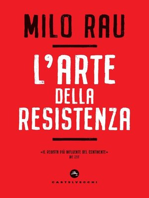 cover image of L'arte della resistenza
